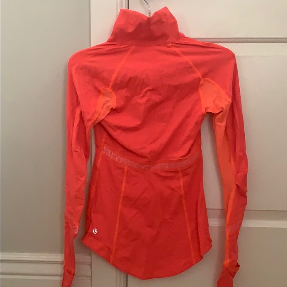 Lulemon orange half zip jacket - Picture 4 of 4